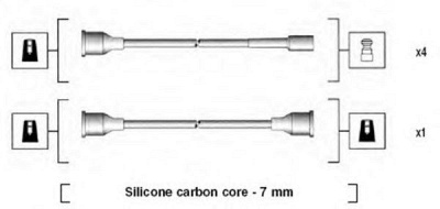 MAGNETI MARELLI 941094230577 -  Комплект проводов зажигания